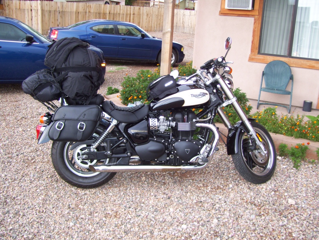 triumph america luggage rack
